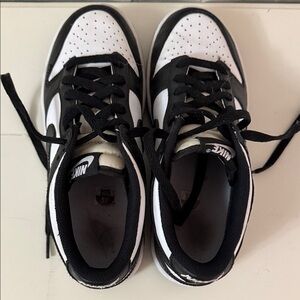 Nike Kids Black and White Athletic Sneakers